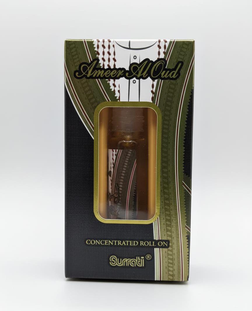 Ameer Al Oud 6ml Roll-On Perfume Oil by Surrati Intense & Long-Lasting Oud