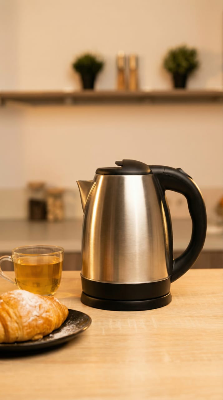 Premium Cordless Electric Tea Kettle – The Perfect Morning Companion